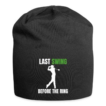 Golf Bachelor Party - Jersey Beanie - black - Front