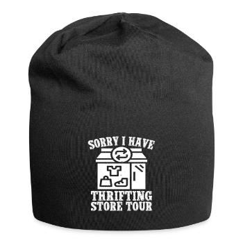 Thrift Shop Sorry I Have Love Thrifting - Jersey Beanie - black - Front
