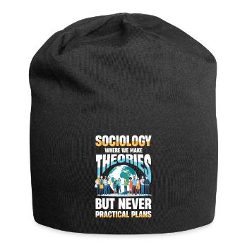 Sociology Where We Make Theories But Never - Jersey Beanie - black - Front