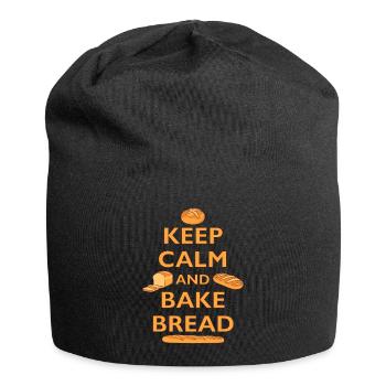 BÄCKER - KEEP CALM AND BAKE BREAD - BROT BACKEN - Jersey Beanie - black - Front