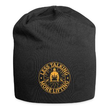 Fitness Motivation Bodybuilder More Lifting Gym - Jersey Beanie - black - Front