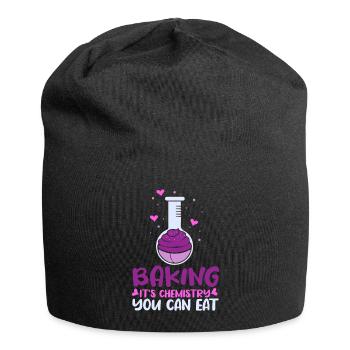 Cake Baking Pastry Chef Cake Baker - Jersey Beanie - black - Front