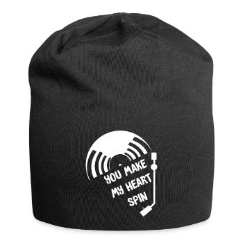Vinyl - Jersey Beanie - black - Front