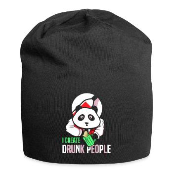 Kellner Barkeeper Ober Bar Bartender barchef - Jersey-Beanie - Schwarz - Vorne