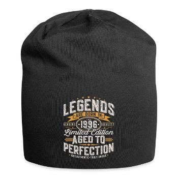 1996 Vintage Birthday Vintage Retro Gift - Jersey Beanie - black - Front