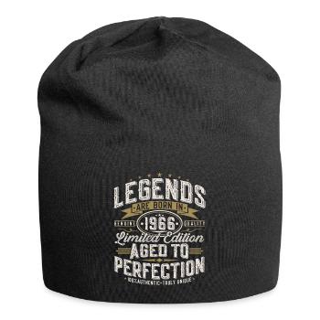 1966 Vintage Vintage Birthday Gift Retro - Jersey Beanie - black - Front