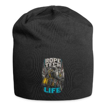 Industrial Climber Height Worker Rope Tech Life - Jersey Beanie - black - Front