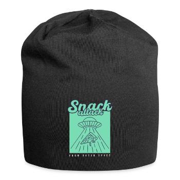 UFO Pizza Snack - Jersey Beanie - black - Front