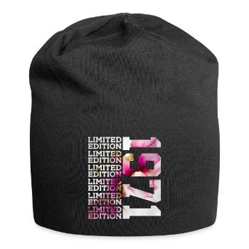 LIMITED EDITION 1971 - 55 YEARS - 55TH BIRTHDAY - Jersey Beanie - black - Front