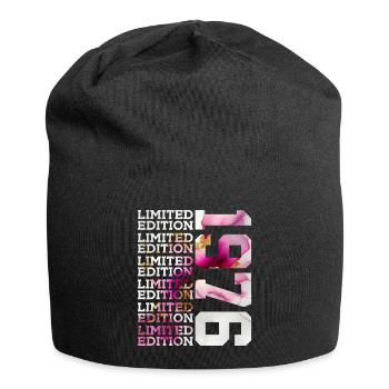 LIMITED EDITION 1976 - 50 YEARS - 50TH BIRTHDAY - Jersey Beanie - black - Front