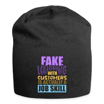 waiter bartender bartender bartender barchef - Jersey Beanie - black - Front