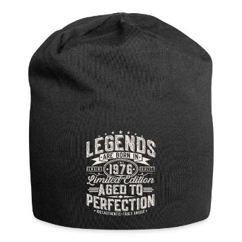 1976 Vintage Vintage Birthday Gift Retro - Jersey Beanie - black - Front