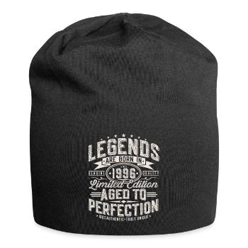 1996 Vintage Birthday Vintage Retro Gift - Jersey Beanie - black - Front