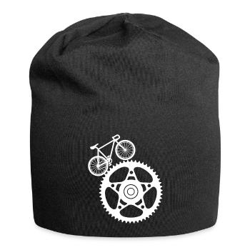 Gear and Bicycle Art - Jersey Beanie - black - Front