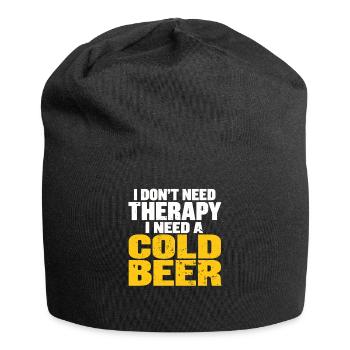 Maître brasseur Brasseur, Amateur de bière Cadeau de bière - Bonnet en jersey - noir - Devant