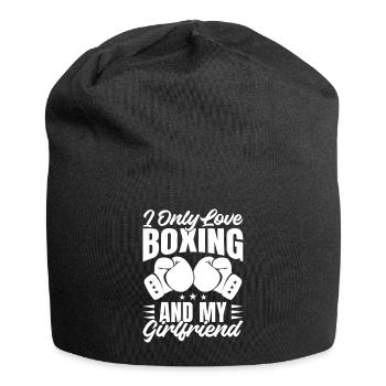 Only Love Boxing & My Girlfriend Boxing Gloves - Jersey Beanie - black - Front