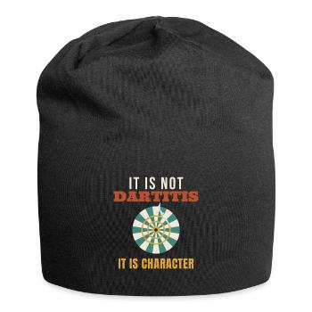 Des fléchettes, ce n’est pas de la Dartitis, c’est un personnage drôle. Dar. - Bonnet en jersey - noir - Devant