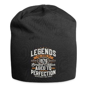 1976 Vintage Vintage Birthday Gift Retro - Jersey Beanie - black - Front