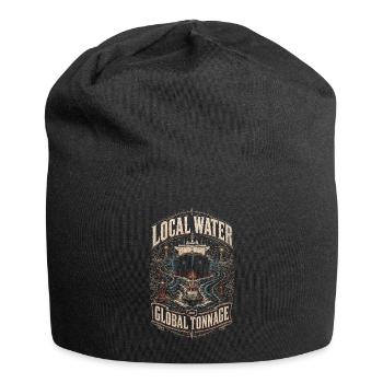 Hafenlotse Hafenlotsen Local Water Global Tonnage - Jersey Beanie - black - Front