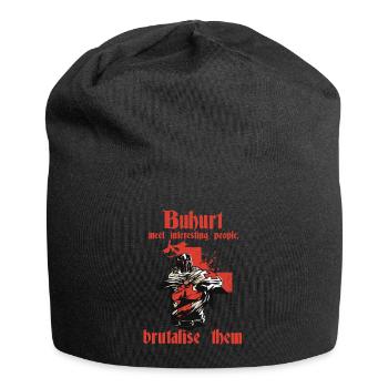 Buhurt Knight Bouhourt Krieger Ritterkampf HEMA - Jersey-Beanie - Schwarz - Vorne