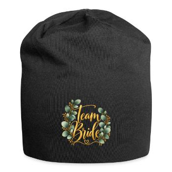 JGA Team Bride Braut Junggesellinnenabschied  - Jersey-Beanie - Schwarz - Vorne