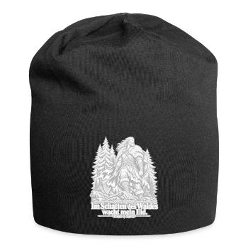 Germanischer Krieger -  Eid im Waldeschatten - Jersey-Beanie - Schwarz - Vorne