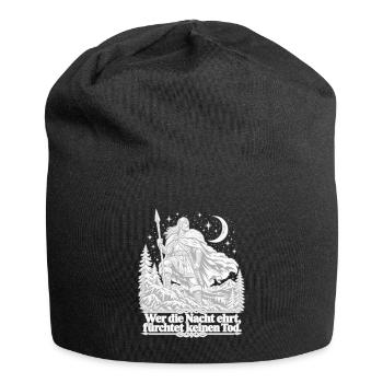 Germanischer Krieger -  Nachtwacht - Jersey-Beanie - Schwarz - Vorne