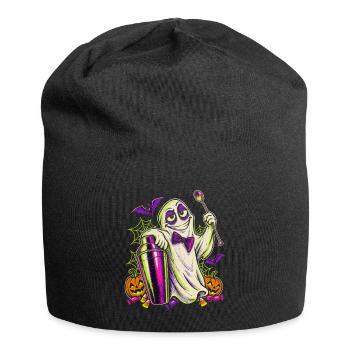 Halloween Geist Barkeeper für Nachtschicht Barteam - Jersey-Beanie - Schwarz - Vorne