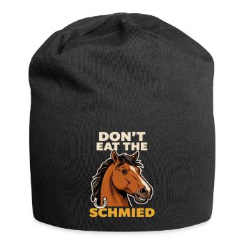 Don't Eat the Schmied Pferd - Jersey-Beanie - Schwarz - Vorne