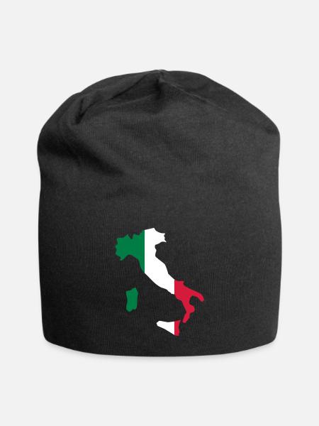 Italy - Jersey Beanie - black