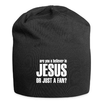 Fan de Jésus - Bonnet en jersey - noir - Devant