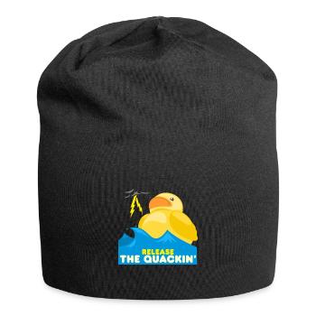 Canard canard de bain - Bonnet en jersey - noir - Devant