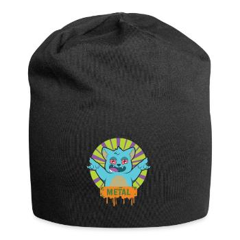 METAL Rock Musique Chat - Bonnet en jersey - noir - Devant