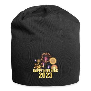 Happy New Year 2023 - Jersey Beanie - black - Front