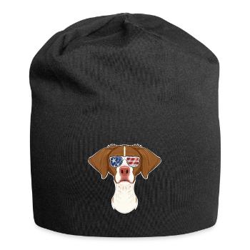 Brittany USA Sunglasses I American Flag Brittany - Jersey Beanie - black - Front