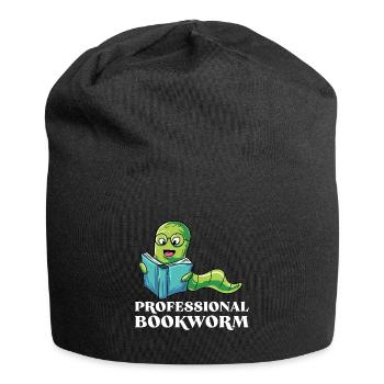 Lesen - Jersey-Beanie - Schwarz - Vorne