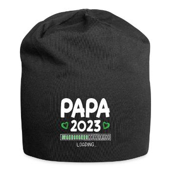 Papa 2023 Chargement - Bonnet en jersey - noir - Devant