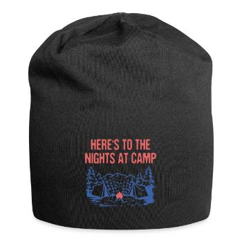 Nuits au Camp Camping Forest Camper Woods - Bonnet en jersey - noir - Devant