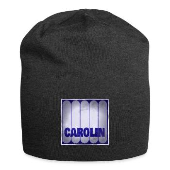 Carolin - Jersey-Beanie - Anthrazit - Vorne