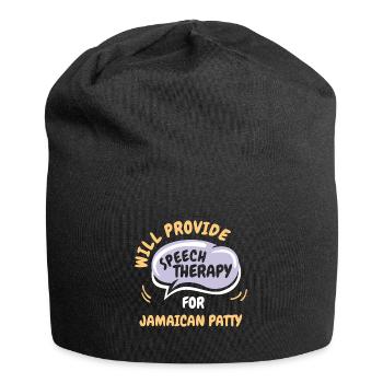 Fournir une orthophonie pour la Jamaïcaine Patty Funny - Bonnet en jersey - noir - Devant