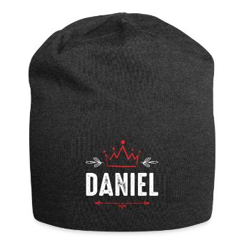 Daniel - Jersey-Beanie - Anthrazit - Vorne