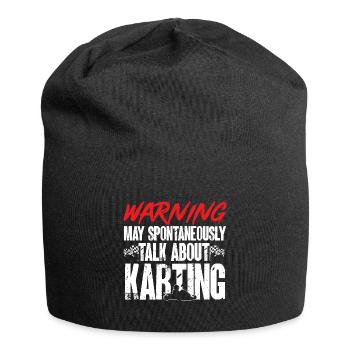 Go Kart Racing Karting Karting - Jersey Beanie - black - Front