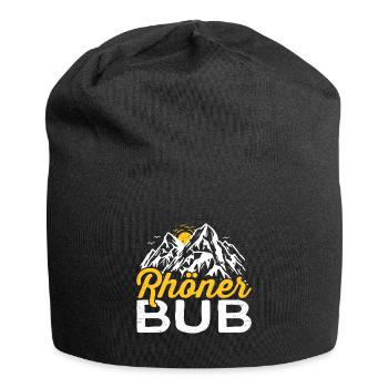 Rhöner Bub - Region Rhön Gebirge - Jersey-Beanie - Schwarz - Vorne