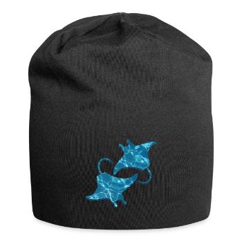 Mignon Manta Ray Manta Ray Lover - Bonnet en jersey - noir - Devant