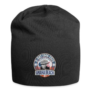 Omaha Beach D DAY 1944 2024 - Bonnet en jersey - noir - Devant