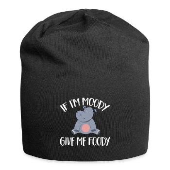 Hippopotame Hippopotame - Bonnet en jersey - noir - Devant