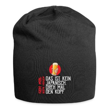 This isn't a Japanese turn your head beer - Jersey Beanie - black - Front