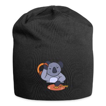 Koala DJ Disc Jockey - Jersey-Beanie - Schwarz - Vorne