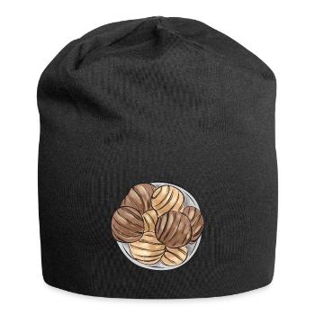 Concha Hispanic Mexikanisch Pan Dulce - Jersey-Beanie - Schwarz - Vorne