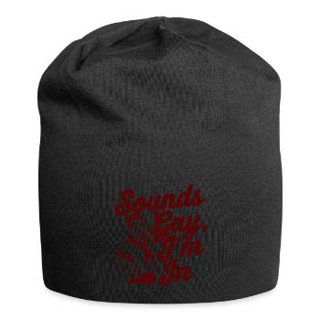 Sounds Gay I'm In Retro Sailor Pride - Jersey-Beanie - Schwarz - Vorne